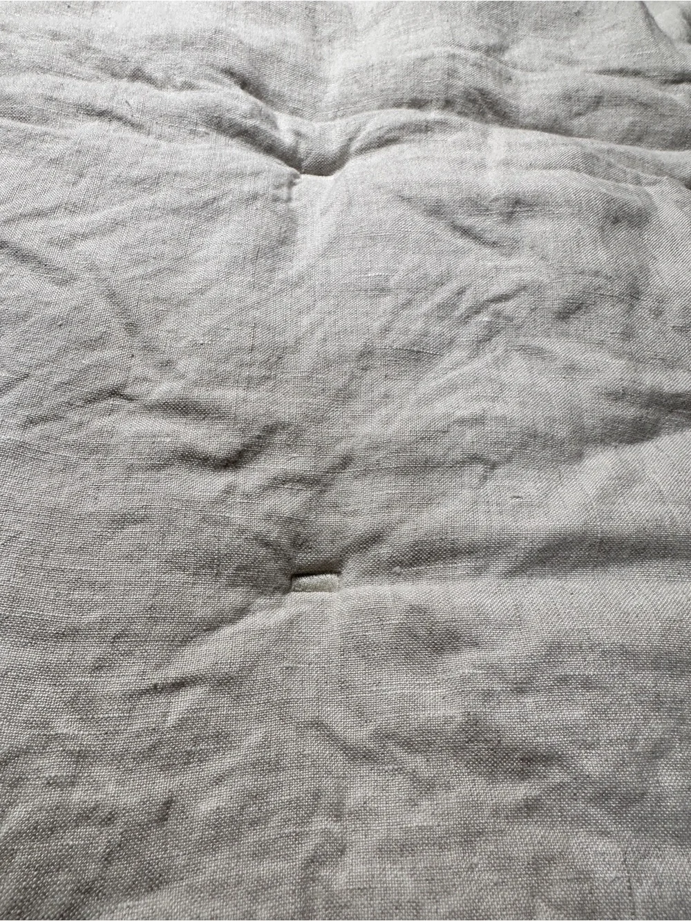 Pottery Barn Cloud Linen Euro Sham 26x26 Light Grey
